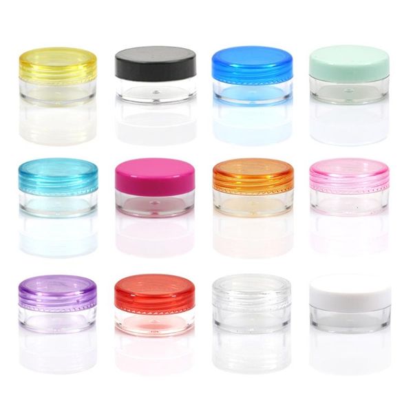 storage bottles & jars 5g empty clear container jar with multi colors lids for makeup cosmetic samples small jewelry beads nail charms
storage bottles & jars 5g empty clear container jar with multi colors lids for makeup cosmetic samples small jewelry beads nail charms