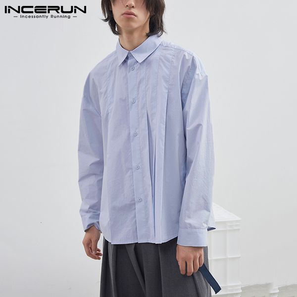 new fashion shirt turn down collar long sleeve 2021 casual business shirts men streetwear solid button camisa masculina incerun wlec, White
new fashion shirt turn down collar long sleeve 2021 casual business shirts men streetwear solid button camisa masculina incerun wlec, White