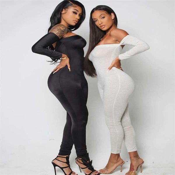 women's jumpsuits & rompers simple pure color strapless backless long sleeve skinny tight club party lady fashion women bodysuits, Black;white
women's jumpsuits & rompers simple pure color strapless backless long sleeve skinny tight club party lady fashion women bodysuits, Black;white