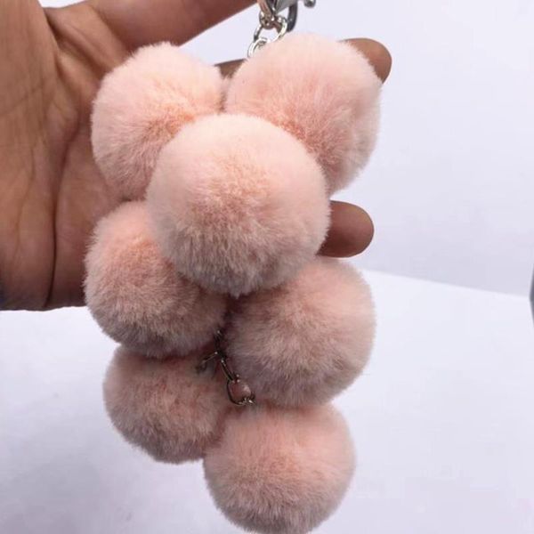 keychains grape bunch cute pompom keychain pendant artificial faux hair bag hanging accessories, Silver
keychains grape bunch cute pompom keychain pendant artificial faux hair bag hanging accessories, Silver