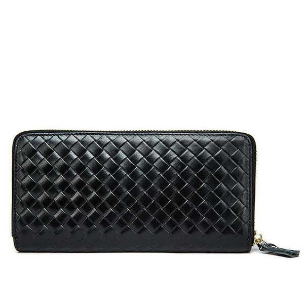 wallets luxury clutch business genuine leather money bag long knitting zipper id holders purses for men, Red;black
wallets luxury clutch business genuine leather money bag long knitting zipper id holders purses for men, Red;black
