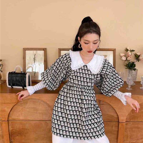 casual dresses vintage cat animal print peter pan collar tunic women lantern sleeve ruffles a line mini cute spring zkqc, Black;gray
casual dresses vintage cat animal print peter pan collar tunic women lantern sleeve ruffles a line mini cute spring zkqc, Black;gray