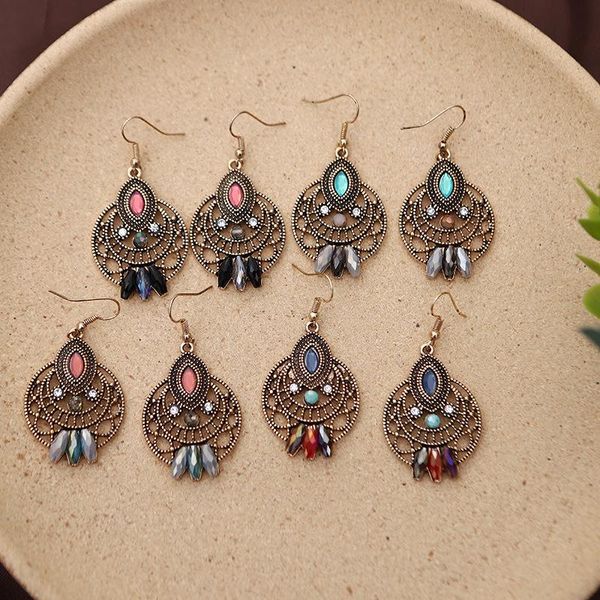 dangle & chandelier classic fashion creative round hollow mixed color crystal inlaid ethnic style retro ladies bohemian earrings wholesale 2, Silver
dangle & chandelier classic fashion creative round hollow mixed color crystal inlaid ethnic style retro ladies bohemian earrings wholesale 2, Silver