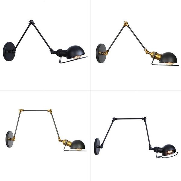 wall lamp long arm loft style retro light fixtures edison bulb decor vintage sconce led stair home decoration 
wall lamp long arm loft style retro light fixtures edison bulb decor vintage sconce led stair home decoration