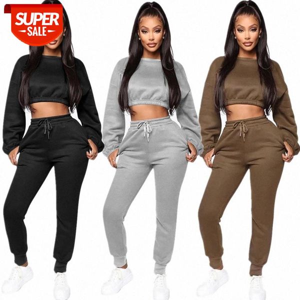 women ladies tracksuits 2 pcs outfits boat neckline long sleeve navel high waistline crop drawstring skinny pants sportswear #yw5t, White
women ladies tracksuits 2 pcs outfits boat neckline long sleeve navel high waistline crop drawstring skinny pants sportswear #yw5t, White