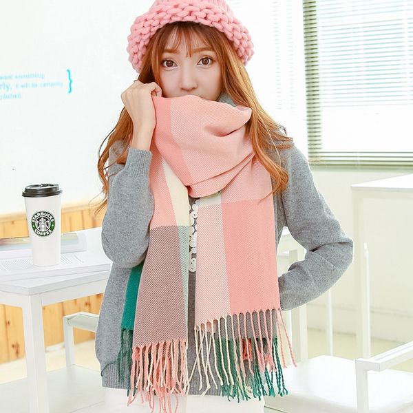scarve plaid scarf winter 2021 imitation cashmere scarf tassel shawl women's wool knitted bib, Blue;gray
scarve plaid scarf winter 2021 imitation cashmere scarf tassel shawl women's wool knitted bib, Blue;gray