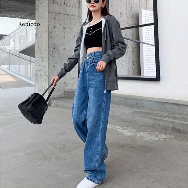 women's jeans summer pants straight high waist slim loose autumn/winter casual split washed fashion, Blue
women's jeans summer pants straight high waist slim loose autumn/winter casual split washed fashion, Blue