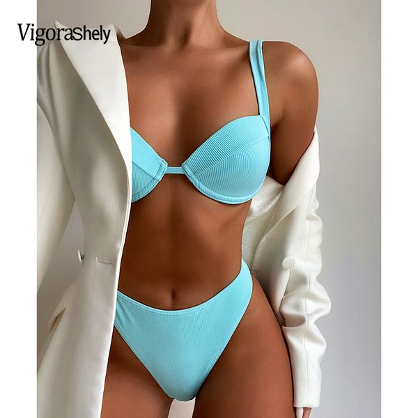 vigorshely strpped swimwer women high wist bikini 2021 push up swimsuit femle underwire bikini set bthing suit swim, White;black
vigorshely strpped swimwer women high wist bikini 2021 push up swimsuit femle underwire bikini set bthing suit swim, White;black