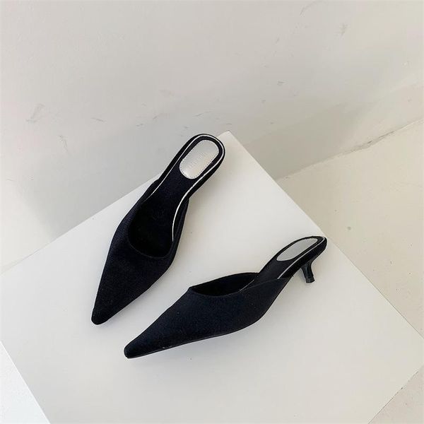 slippers low heel sandals women summer shoes gold velvet mules lazy half 2021 lady pointed toe slides for, Black
slippers low heel sandals women summer shoes gold velvet mules lazy half 2021 lady pointed toe slides for, Black