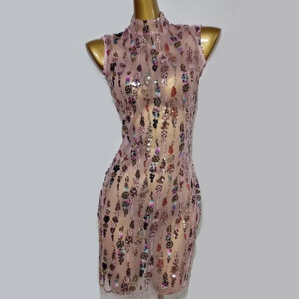 stage wear bar nightclub transparent costume pink mesh glitter sequin sleeveless wrap hip mini dress women dj singer dancer, Black;red
stage wear bar nightclub transparent costume pink mesh glitter sequin sleeveless wrap hip mini dress women dj singer dancer, Black;red