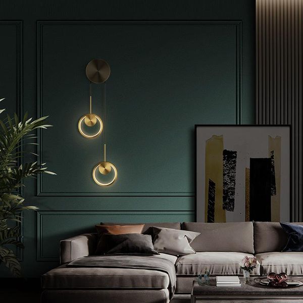 wall lamp all copper nordic light luxury bedroom bedside modern simple living room background corridor
wall lamp all copper nordic light luxury bedroom bedside modern simple living room background corridor