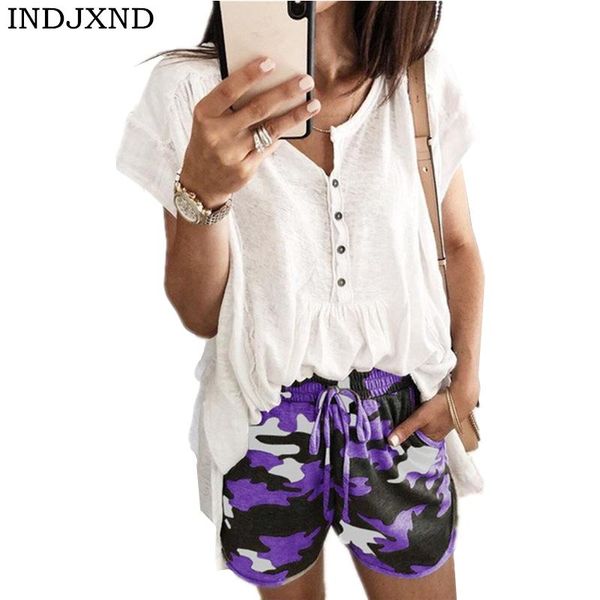 women's shorts indjxnd 2021 summer fashion camouflage women casual camo cargo army loose drawstring woman, White;black
women's shorts indjxnd 2021 summer fashion camouflage women casual camo cargo army loose drawstring woman, White;black