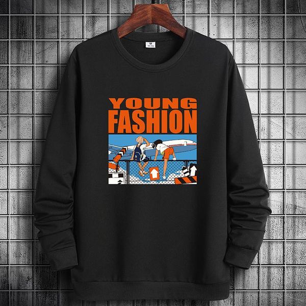 men's hoodies & sweatshirts spring autumn hoodie men round collar anime one piece streetwear women tracksuits pullover roupas masculina, Black
men's hoodies & sweatshirts spring autumn hoodie men round collar anime one piece streetwear women tracksuits pullover roupas masculina, Black