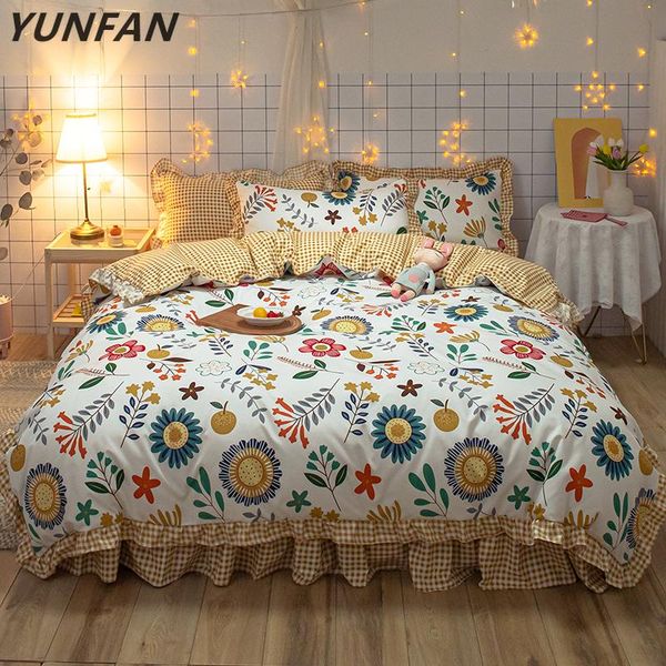 bedding sets korean green yellow white duvet cover set romantic lace girls princess luxury quilts full single flowers
bedding sets korean green yellow white duvet cover set romantic lace girls princess luxury quilts full single flowers