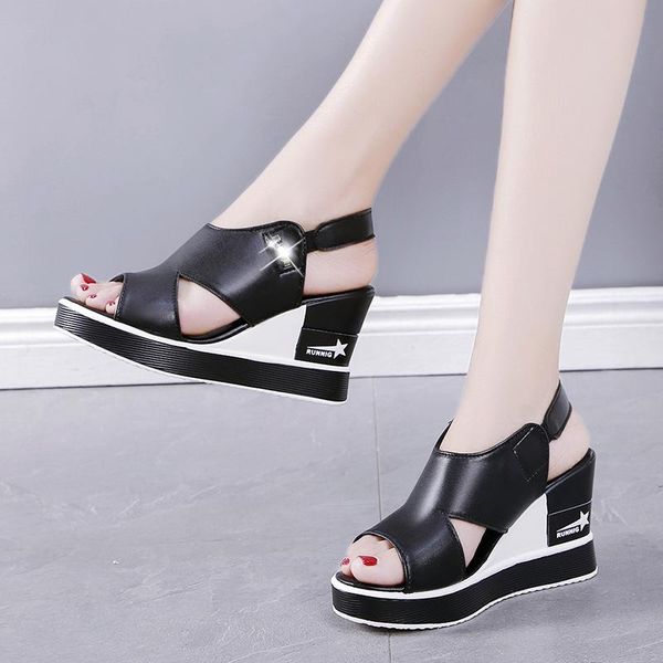 sandals 2021 summer shoes women wedges heels young ladies casual open toe black white wedge heel 8.5cm
sandals 2021 summer shoes women wedges heels young ladies casual open toe black white wedge heel 8.5cm