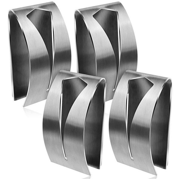 4 pieces self adhesive towel hook holder grabber, stainless steel kitchen dish towel hook wall mount non-drilling
4 pieces self adhesive towel hook holder grabber, stainless steel kitchen dish towel hook wall mount non-drilling