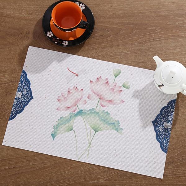 mats & pads chinese style ink painting print pvc placemat for dining table washable mat non-slip doilies cup oilproof pad
mats & pads chinese style ink painting print pvc placemat for dining table washable mat non-slip doilies cup oilproof pad
