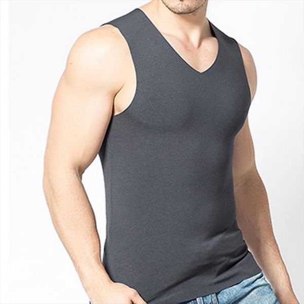 men women spring autumn mens solid color slim stylish sleeveless thick thermal vest basic seamless street wear tank, White;black
men women spring autumn mens solid color slim stylish sleeveless thick thermal vest basic seamless street wear tank, White;black