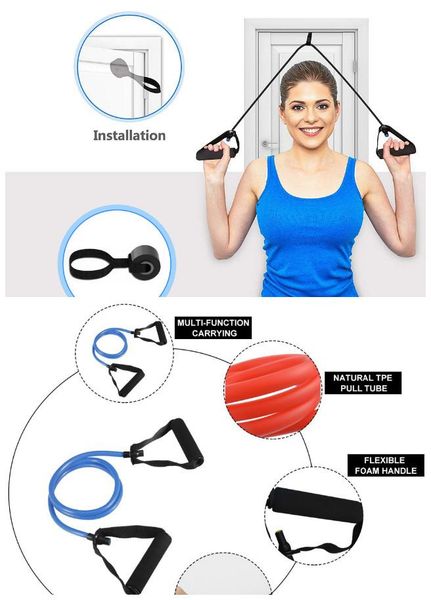 resistance bands 120cm yoga pull rope fitness gum elastic equipment rubber expander workout exercise training
resistance bands 120cm yoga pull rope fitness gum elastic equipment rubber expander workout exercise training
