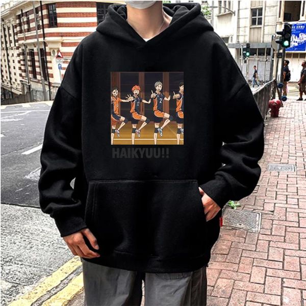 men's hoodies & sweatshirts janpanese anime haikyuu printed men funny harajuku cartoon fashion oversized winter warm male, Black
men's hoodies & sweatshirts janpanese anime haikyuu printed men funny harajuku cartoon fashion oversized winter warm male, Black