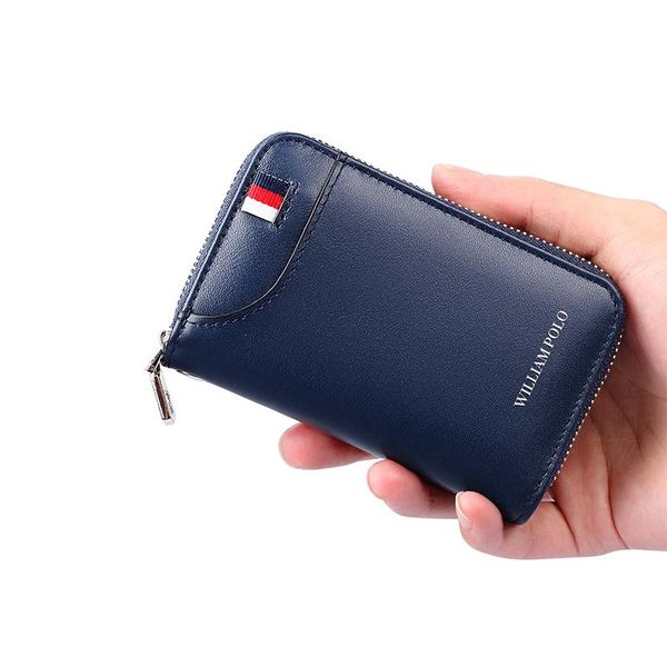 card holders williampolo men wallet car key case holder genuine leather double zipper organizer multi purse 2021, Brown;gray
card holders williampolo men wallet car key case holder genuine leather double zipper organizer multi purse 2021, Brown;gray
