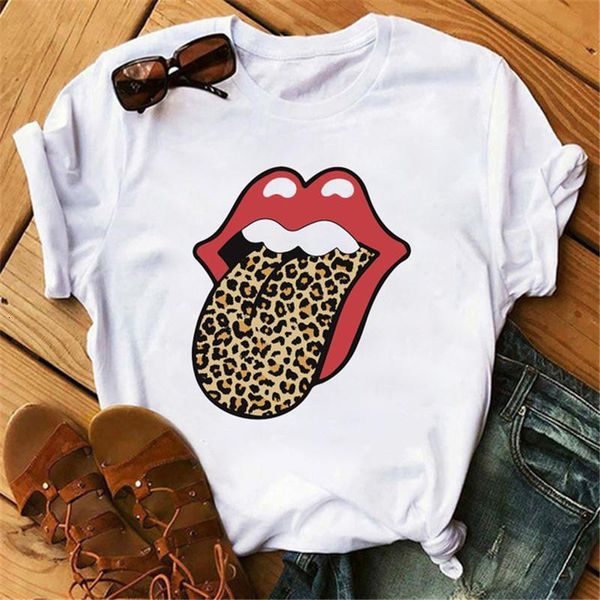 red lip leopard tongue print funny women t shirts hipster summer short sleeve vogue tee shirt streetwear female, White
red lip leopard tongue print funny women t shirts hipster summer short sleeve vogue tee shirt streetwear female, White