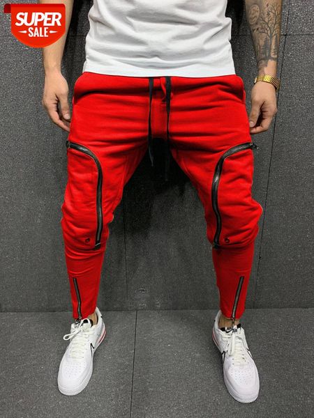 european and american men's schoolbag pocket fitness beaming small feet zipper patch slim sweatpants #lh2e, Blue
european and american men's schoolbag pocket fitness beaming small feet zipper patch slim sweatpants #lh2e, Blue