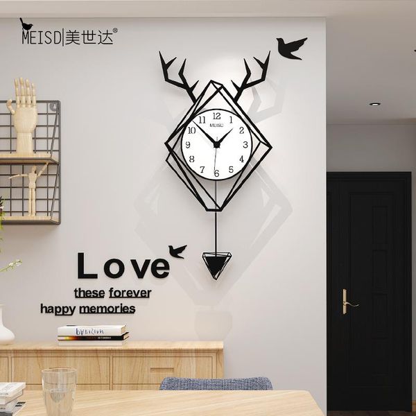 wall clocks elk geometry non-tiking acrylic decorative pendulum large clock modern design living room decoration watch sticker
wall clocks elk geometry non-tiking acrylic decorative pendulum large clock modern design living room decoration watch sticker