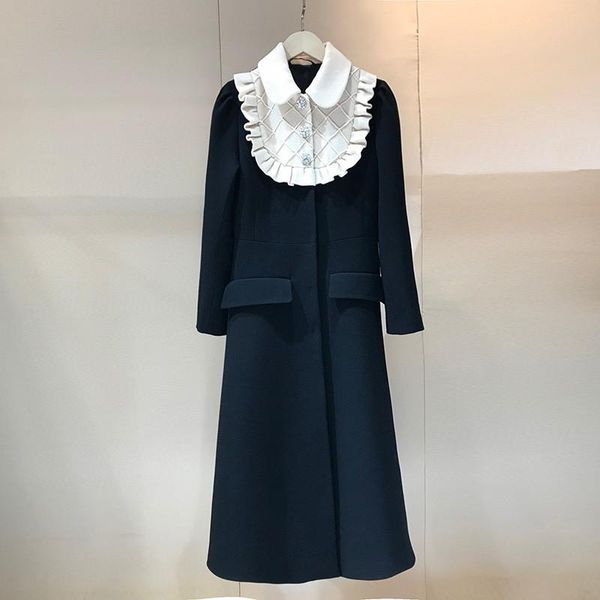 women's wool & blends 2021 winter style italy france fashion elegant sweet 100% diamonds buttons full sleeve ladies black long coats
women's wool & blends 2021 winter style italy france fashion elegant sweet 100% diamonds buttons full sleeve ladies black long coats