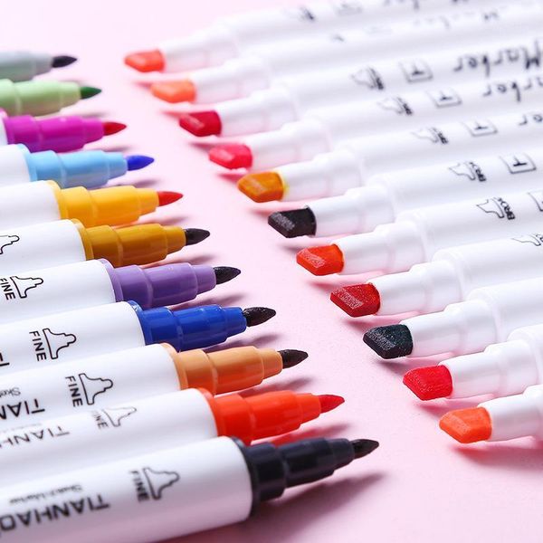 gift sets 12/18/24/36/48 color children's marker pen set / double head hand-painted brush student watercolor pen/ art supplies1
gift sets 12/18/24/36/48 color children's marker pen set / double head hand-painted brush student watercolor pen/ art supplies1