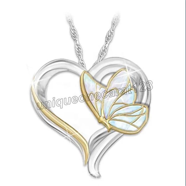 fashion heart pendant necklace butterfly personality always necklace jewelry mother's day animal choker necklaces for women mom gift ch, Silver
fashion heart pendant necklace butterfly personality always necklace jewelry mother's day animal choker necklaces for women mom gift ch, Silver