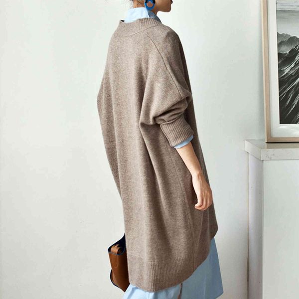 casual dresses autumn v-neck long solid color loose japanese style women's clothing sleeve simplicity knit dress ydrq, Black;gray
casual dresses autumn v-neck long solid color loose japanese style women's clothing sleeve simplicity knit dress ydrq, Black;gray