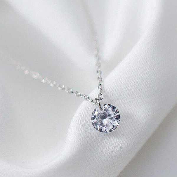 a00111 jazaz 925 sterling silver jewelry fashion simple round crystal zircon pendant chain necklace for women drop shipping
a00111 jazaz 925 sterling silver jewelry fashion simple round crystal zircon pendant chain necklace for women drop shipping