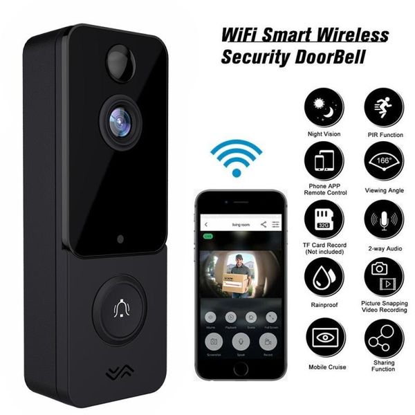 doorbells t9 hd 1080p smart wifi video doorbell camera visual intercom night vision ip audio door bell wireless home security pir cameras
doorbells t9 hd 1080p smart wifi video doorbell camera visual intercom night vision ip audio door bell wireless home security pir cameras