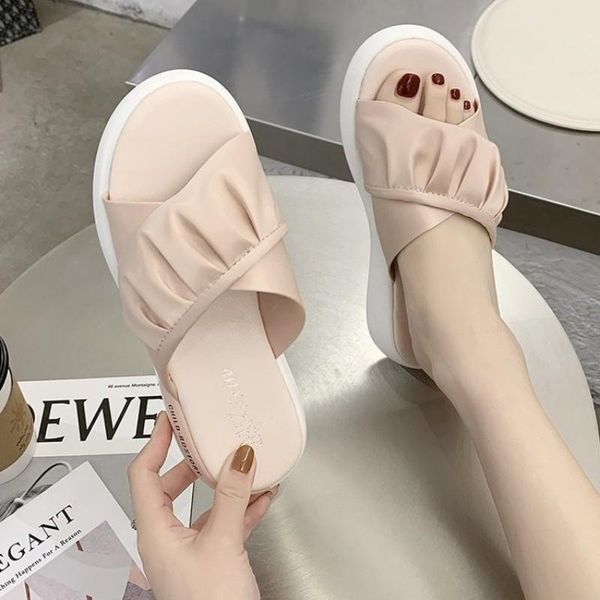 slippers women platform sandals female ladies 2021 ruffles casual flat slides indoor outdoor flip-flops beach shoes, Black
slippers women platform sandals female ladies 2021 ruffles casual flat slides indoor outdoor flip-flops beach shoes, Black