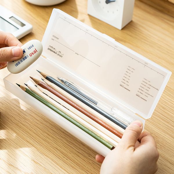 transparent etui frosted clear plastic pencil storage box multifunctional with mobile phone support office requirements
transparent etui frosted clear plastic pencil storage box multifunctional with mobile phone support office requirements