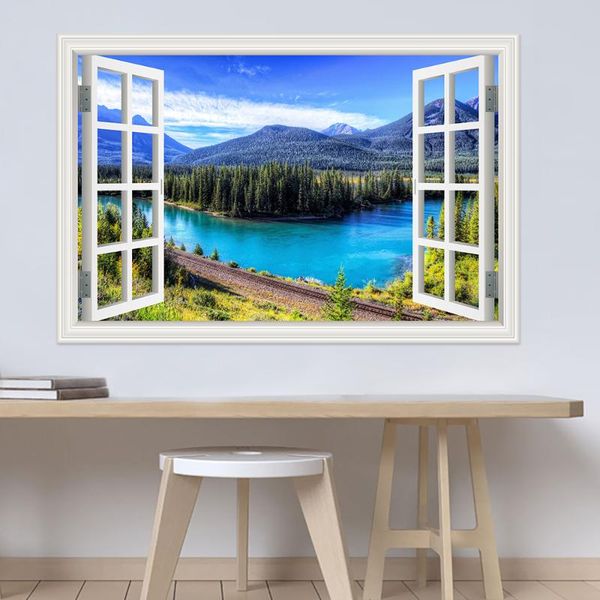 wall stickers pvc waterproof landscape wallpaper for living room children kitchen 3d mountain lakes art poster
wall stickers pvc waterproof landscape wallpaper for living room children kitchen 3d mountain lakes art poster
