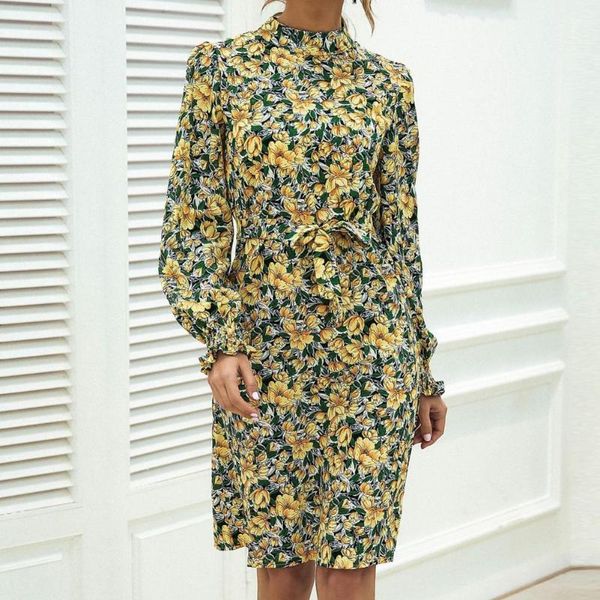 casual dresses summer long sleeve midi dress floral print half high collar for women 2021 fall fashion ladies clothes red purple, Black;gray
casual dresses summer long sleeve midi dress floral print half high collar for women 2021 fall fashion ladies clothes red purple, Black;gray