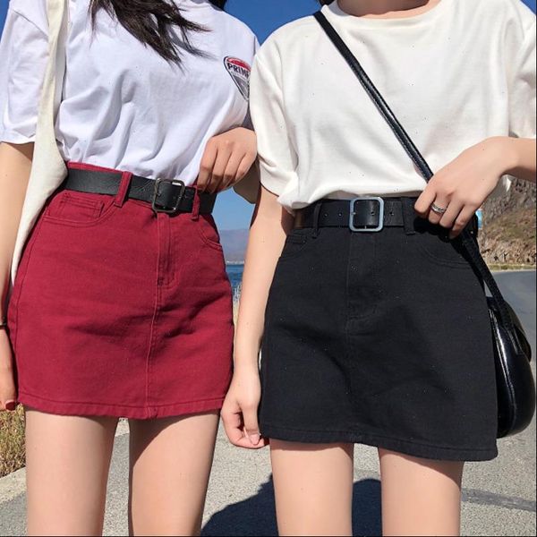 denim skirt high waist a line mini skirts women 2021 summer new pockets red black jean skirt school young girls streetwear 4xl
denim skirt high waist a line mini skirts women 2021 summer new pockets red black jean skirt school young girls streetwear 4xl
