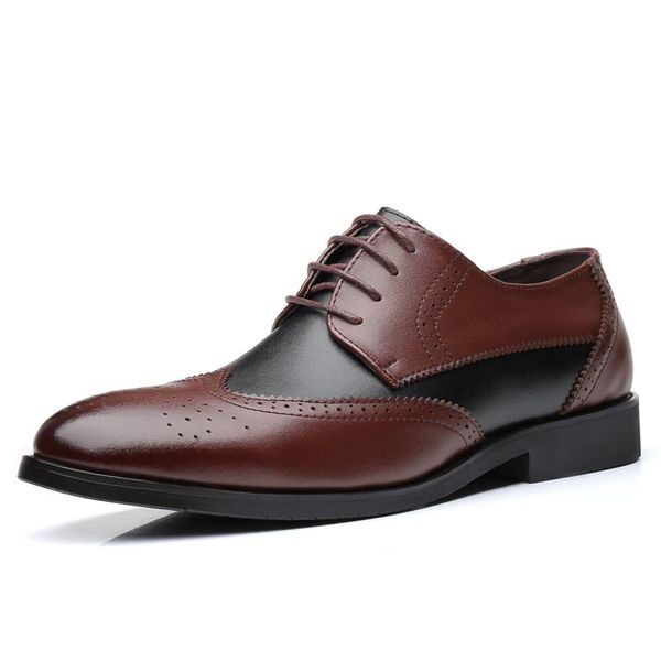 dress shoes fashion brogues men genuine leather formal wedding business oxford for zapatos hombre, Black
dress shoes fashion brogues men genuine leather formal wedding business oxford for zapatos hombre, Black