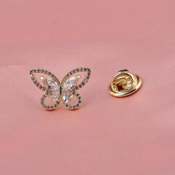 pins, brooches trendy cute gold color copper micro pave cz butterfly brooch shiny zircon cardigan collar pins accessories pin jewelry, Gray
pins, brooches trendy cute gold color copper micro pave cz butterfly brooch shiny zircon cardigan collar pins accessories pin jewelry, Gray