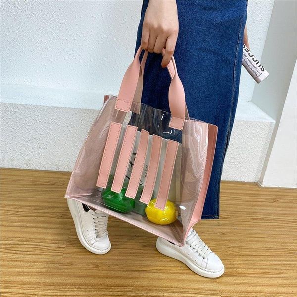 shoulder bags women summer jelly bag pvc transparent striped female large capacity tote beach travel shopping
shoulder bags women summer jelly bag pvc transparent striped female large capacity tote beach travel shopping
