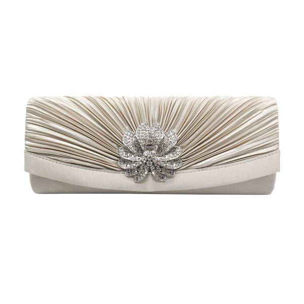 evening bag water drill dinner gift pattern fold chain 021913