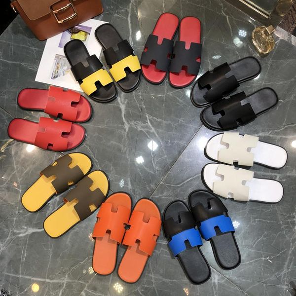 brand slippers natural leather men's sandals fashion brand flat shoes ladies slippers size 38-46, Black
brand slippers natural leather men's sandals fashion brand flat shoes ladies slippers size 38-46, Black