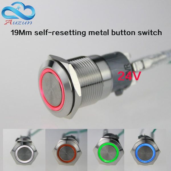 smart home control 2 pieces 19mm since the reset metal button with light switch voltage 24 v current 5a250vdc waterproof rust red, yellow bl
smart home control 2 pieces 19mm since the reset metal button with light switch voltage 24 v current 5a250vdc waterproof rust red, yellow bl
