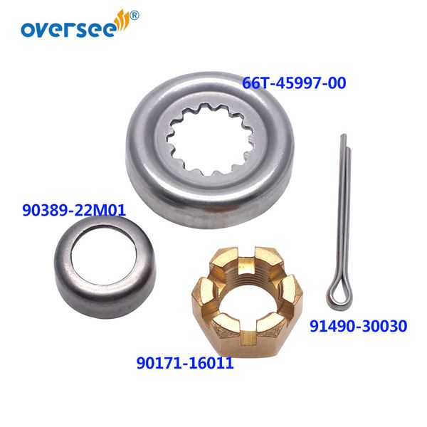 66t-w4599 propeller spacer kit for yamaha outboard motor parts f30-f60 4t/2t hidea parsun 90171-16011 castle nut 90389-22m01
66t-w4599 propeller spacer kit for yamaha outboard motor parts f30-f60 4t/2t hidea parsun 90171-16011 castle nut 90389-22m01