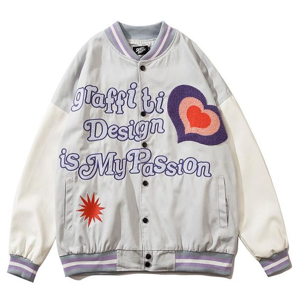men's jackets mens letter embroidery varsity harajuku baseball jacket oversized v-neck streetwear patchwork jaqueta masculina, Black;brown
men's jackets mens letter embroidery varsity harajuku baseball jacket oversized v-neck streetwear patchwork jaqueta masculina, Black;brown