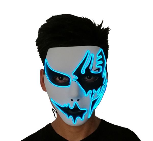 frightening halloween cosplay led light up horror grimace mask bloody glowing full face el wire mask for festival party club bar
frightening halloween cosplay led light up horror grimace mask bloody glowing full face el wire mask for festival party club bar