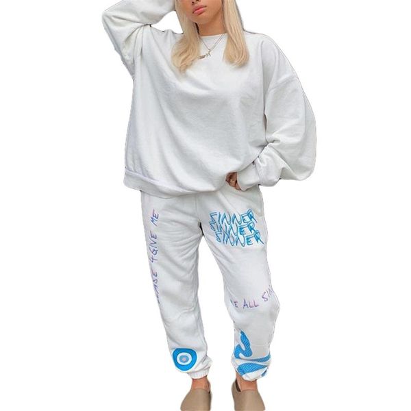 women's pants & capris douhoow women letters printed sweatpants 2021 fall fashion elastic waist casual long female loose trousers whole, Black;white
women's pants & capris douhoow women letters printed sweatpants 2021 fall fashion elastic waist casual long female loose trousers whole, Black;white