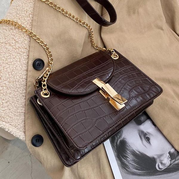 cross body crocodile pattern flap crossbody bag 2021 pu leather women's designer handbag chain shoulder messenger
cross body crocodile pattern flap crossbody bag 2021 pu leather women's designer handbag chain shoulder messenger